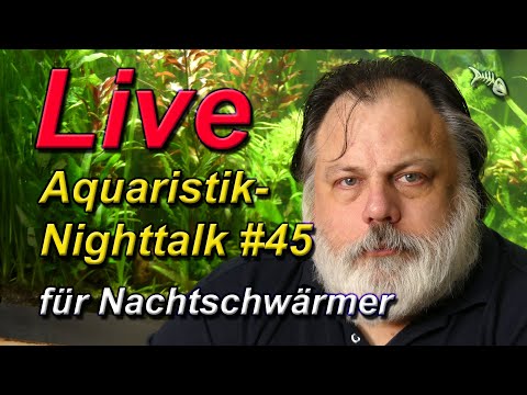 LIVE – AQUARIUM NIGHTTALK #45. Aquaristik für Nachtschwärmer mit Q&A