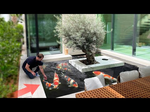 I visited this Amazing Koi Pond in a $25,000,000 House!