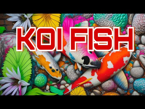 HUNGRY KOI FISH #koifish #fish #cutefishes #hungryfish #satisfying #colorfulfish