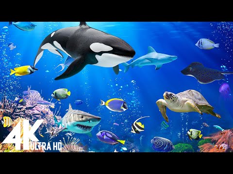 The Best 4K Aquarium for Relaxation II 🐠 Relaxing Oceanscapes – Sleep Meditation 4K UHD Screensaver