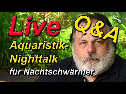 LIVE – AQUARIUM NIGHTTALK #127. Aquaristik für Nachtschwärmer mit Q&A