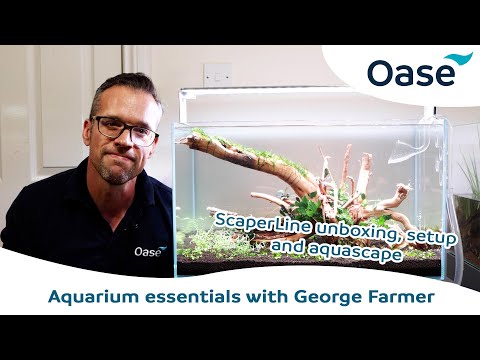 ScaperLine Aquarium – Aquarium Essentials George Farmer – Unboxing, setup and aquascape