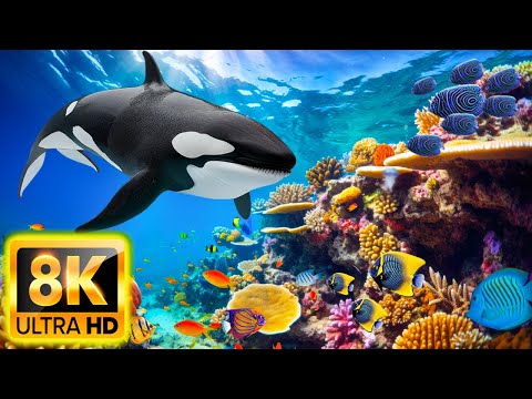 Aquarium for Relaxation 8K ULTRA HD 🐠 Relaxing Oceanscapes – Sleep Meditation 8K UHD Screensaver