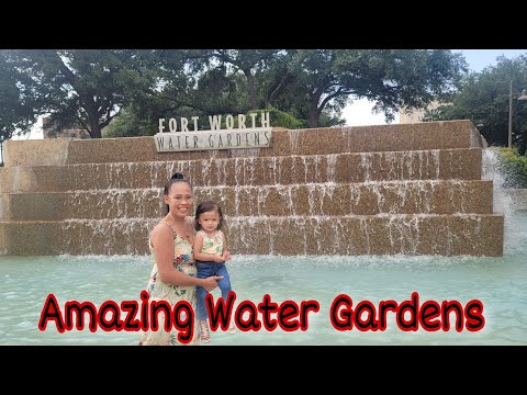 The Beautiful Water Gardens in Downtown Fort Worth, Texas🇺🇸| (THE KOEN'S)